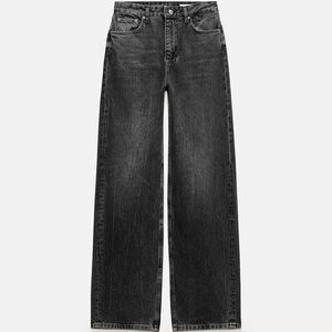 ZARA COLLECTION HIGH-RISE DENIM JORTS SIZE 4 NEW!!